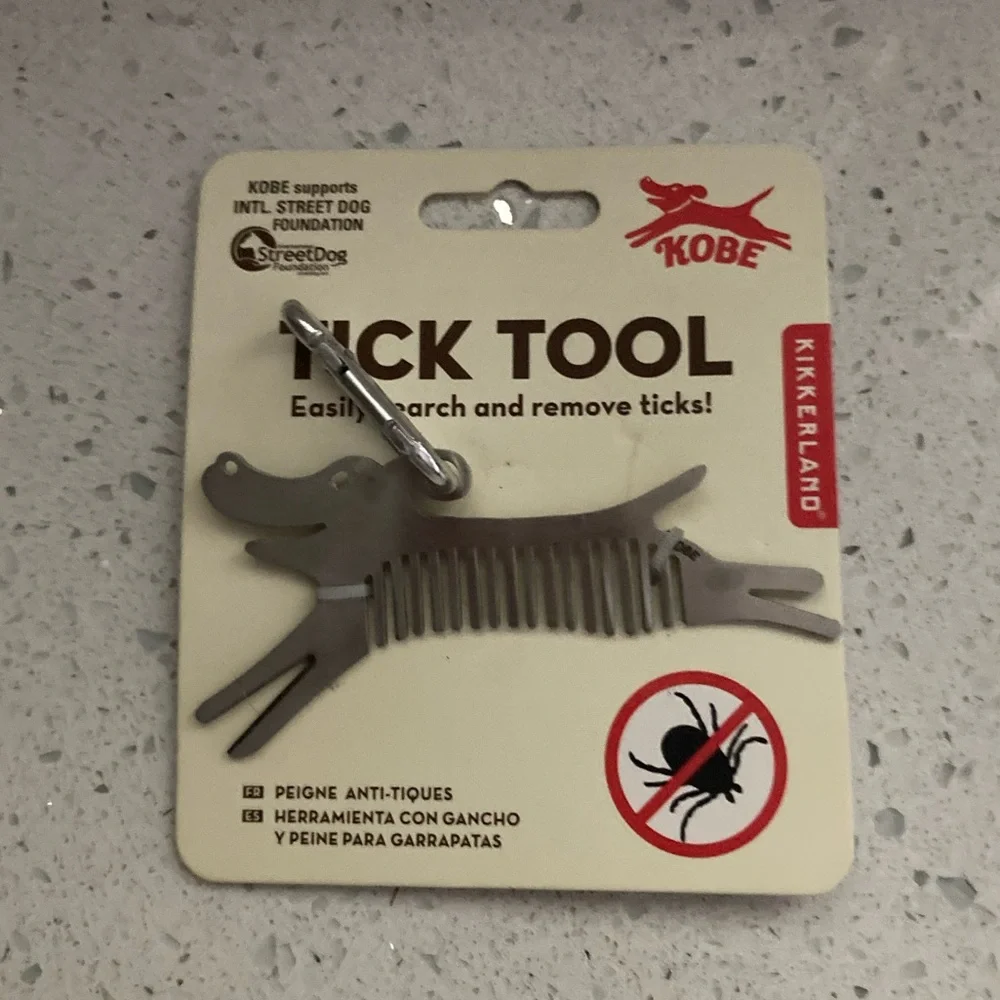 KIKKERLAND 🐾 KOBE Tick Comb